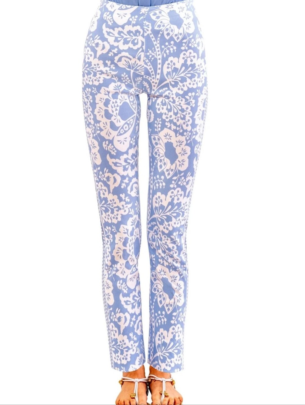 Gretchen Scott The Polka Dot Palm Cropped Slim Pants